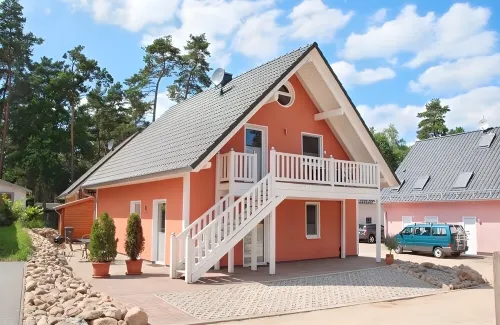 Lake vacation Müritz - Haus Auszeit with sauna & fireplace, only 300 m to the Müritz beach
