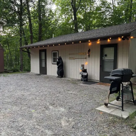 Emily Channel Cabin on the water with ATV trail access from your doorstep!