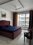 Spacious 3-bedroom apartment with AC, WiFi in wonderful Zirakpur