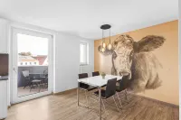 In the middle of Kempten with a mountain feel