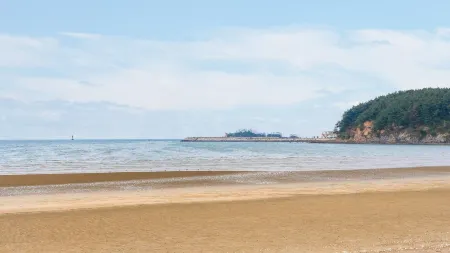 Taean Mongsanporangbadarang Shim Pension Отели в г. Тхэан