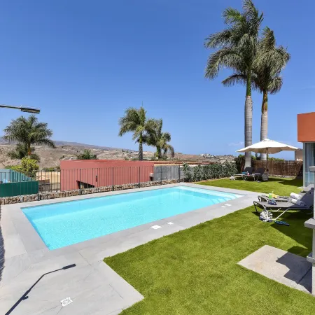 Villa in Salobre with Heated Pool & Panoramic Views