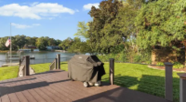 Dock, Hot Tub & Kayaks on Lake Norman Lakeside Gem by Avantstay