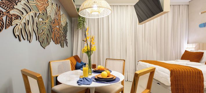Stay Home Luxo | 1Min Praia Gonzaga | Rooftop, Piscina, Sauna & Gym Hotels in Santos