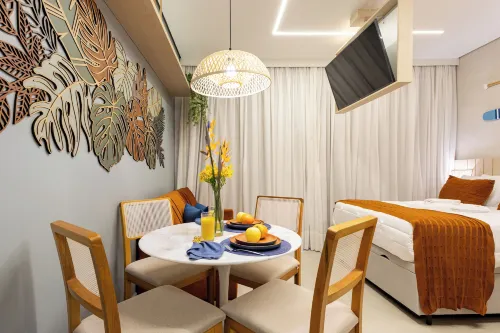 Stay Home Luxo | 1Min Praia Gonzaga | Rooftop, Piscina, Sauna & Gym - Pool