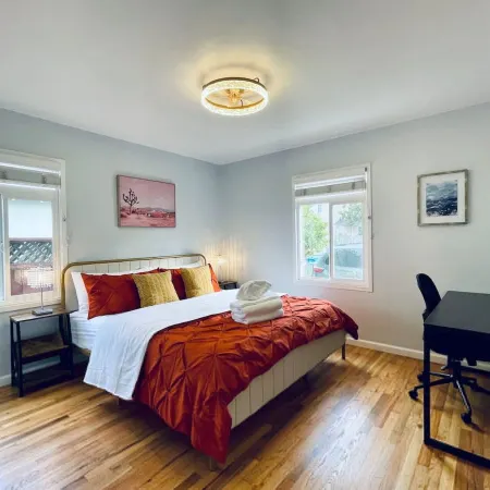 SanMateo Cozy Central 3B1b home Garage parking AC