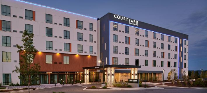 Courtyard Petoskey at Victories Square Hotels in Emmet County