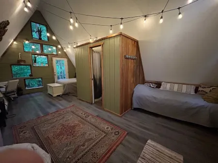 Cabin #2 Amalia - Custom Built A-Frame Artists Retreat - Pet and Kid Friendly