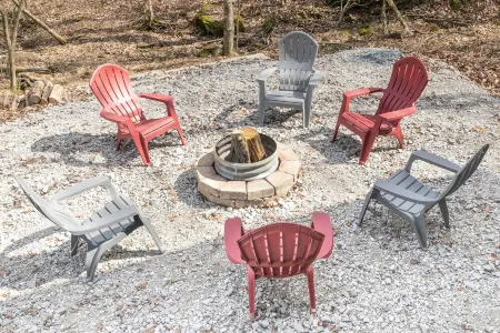 Make memories at the lake or on the porch at The Toasted Marshmallow Cabin!