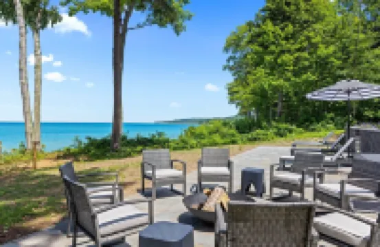 Private Waterfront Home on Lake Michigan