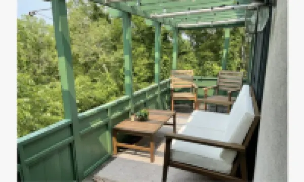 Swedish Storybook in bluffs hiking trails & stream