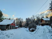 Authentic Log Home in Warren. Ski town. Mountain biking. Short walk to lake.