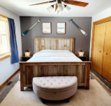 Beautiful Private Tainter Lake Retreat in Western WI. Sleeps 10 Hotels in Dunn County