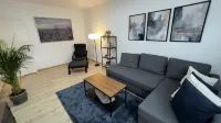 Fewo54 Apartment mit Garten und Terrasse Smarttv/free Wifi/free Parking/