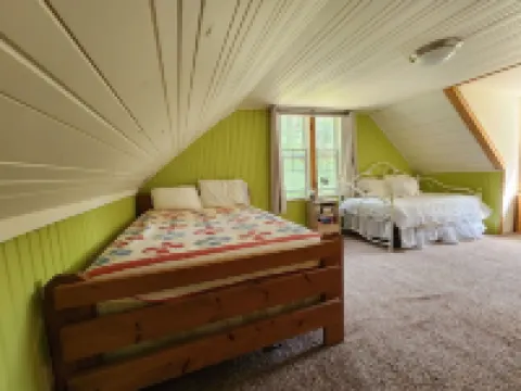 Charming re-imagined bank barn cabin.