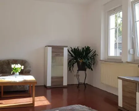 Vacation apartment in Cottbus-Klein Ströbitz near the bathing lake コトブスのホテル