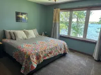 Relax at the Lake Osakis Getaway. Fireplace, Lake Views & Winter Fun. Sleeps 10