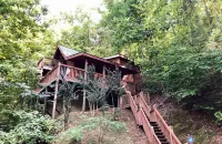 Sam's Place 2/2 w/Hot Tub in Mountains 15mins to Pigeon Forge or Gatlinburg Hotels near Talking Turkey Studio