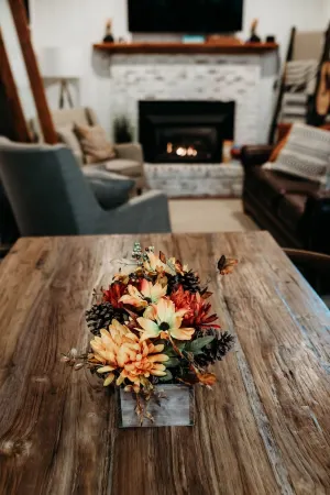 Updated cabin walking distance to both restaurants and amazing hiking trails!