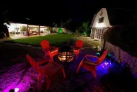 Oasis Pool • Private Resort • Guesthouse Game Room