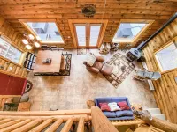 Hot Tub and Cozy Loft with Game Room - Stunning Secluded Cabin