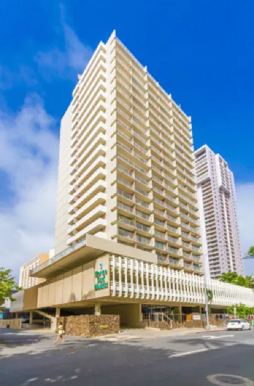 Tropical Studios at Marine Surf Waikiki Free Parking Swimming Pool Waikiki Beach 3Min