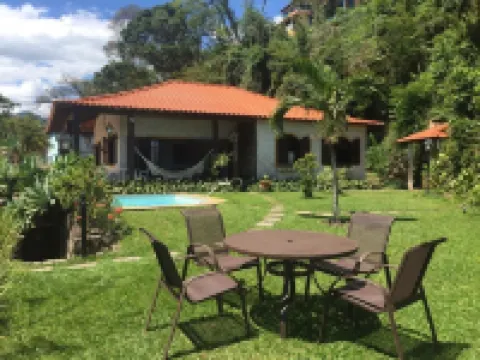 Beautiful beachfront house with pool and barbecue area