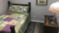 Cottage. 3 bedrooms, 2 baths and full kitchen on sheep and goat farm