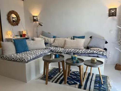 Luxury apartment in Crete with private pool, sea and mountain views.