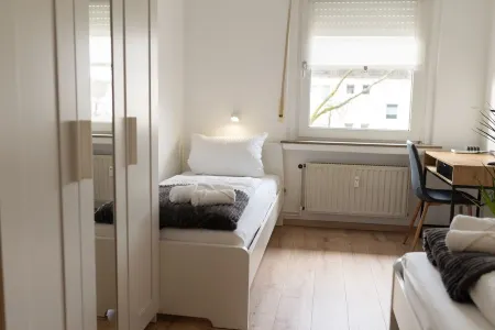 Modern Stilvolle Fewo63qm 3 Zimmer Отели в г. Хамм