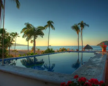 Spacious one bedroom oceanfront apartment Hotels in Compostela
