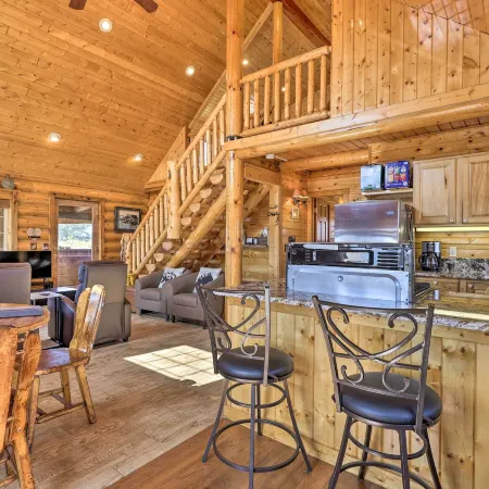 22STR-00360 Fairplay Cabin w/ Fire Pit, Mtn Views!