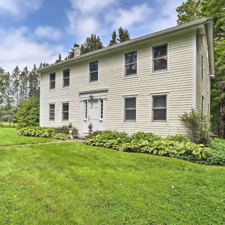Game Room & Fire Pit: Peaceful Catskills Farmhouse