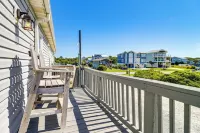 Oak Island Condo w/ Ocean View: Steps to Beach! Hotels in Oak Island