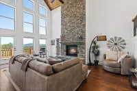 Mtn View & Game Room in Morganton: Spacious Cabin! - 4-Star