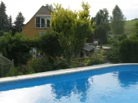 Vacation in Saxon Switzerland Garden Pool Stove Hotels in Sebnitz