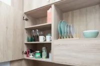 Private hotel type 1-bedroom apartment near the central rail station.