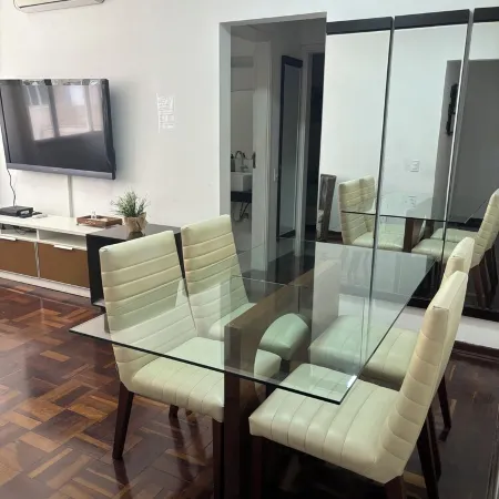 Apartment in front of the beach and the Santos aquarium. Pets allowed