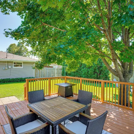 Large Backyard, Walk to Hospital: Sheboygan Abode!