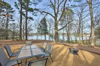 Lakefront Cabin w/ 2 Lofts, Boats on 4 Acres - parking