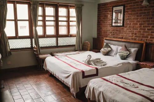 New Shiva Guest House - Bergblick