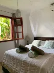 Comfortable villa, swimming pool, tropical garden, near beach st Anne, 8 pers