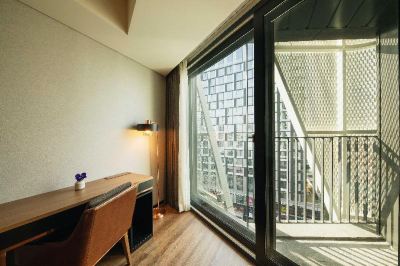 スーペリアデラックスツインルーム(バルコニー) メルキュール アンバサダー ソウル ホンデの写真