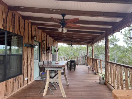 Modern Cabin with Hill Country Views