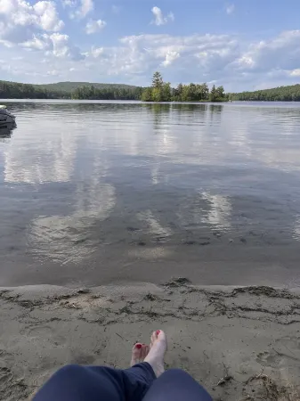 Lakefront Living. Kayak while bald eagles soar above and loons call out.