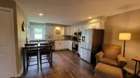 End-unit apartment with spacious lawn