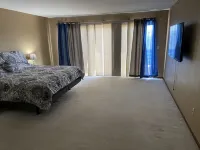 3,900 sq ft house with a big deck and a great view of the hills and canyon lake