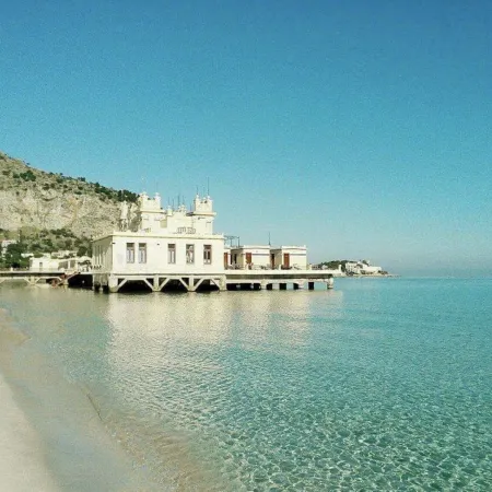 Mondello, Villa Blu with swimming pool (7 min from the beach)