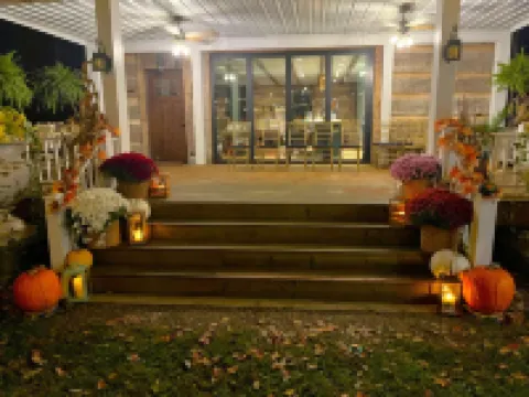 Historic Log Cabin fully restored; gourmet kitchen & much more!