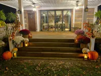 Historic Log Cabin fully restored; gourmet kitchen & much more!